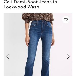 Madewell Cali Demi-Boot Jeans in Lockwood Wash